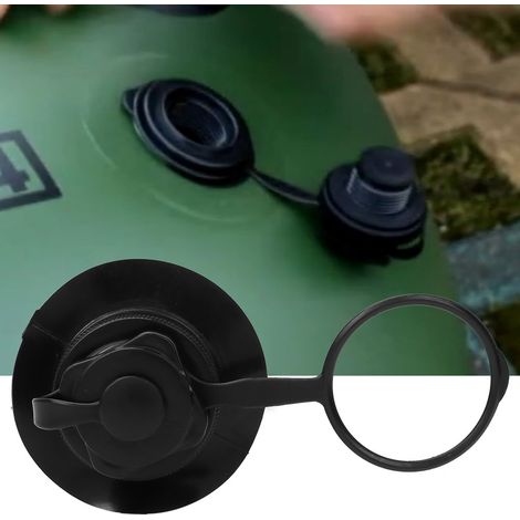 Embout en TPU, valve octogonale pour kayak gonflable, base d'embout en PVC noir (1/5)