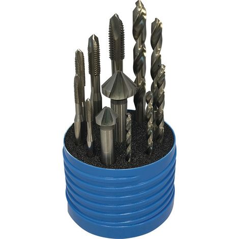 Set lavorazione metalli 12 pezzi 3 in 1 Multibox PROMAT