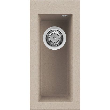 Lavello Elleci Incasso 1 vasca 23x50 Quadra 50 Granitek Avena LGQ05051 (1/3)