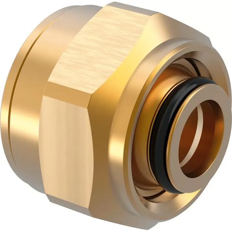 Uponor Vario Racor de unión de manguito engarzado PEX 25x2,3-G3/4"FT Euro, 1065291