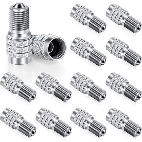 Ensemble de 16 bouchons de valve à double flux pour pneus haute pression de camions, caravanes, autobus, camping-cars et 4x4 (1/5)