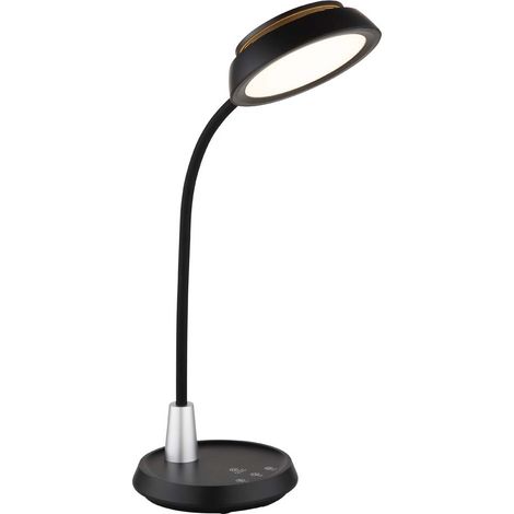 Tischlampe Tischleuchte Schreibtischlampe schwarz LED Touchdimmer H 45 cm
