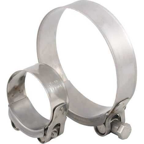 FASCETTA A MORSETTO ø 36 - 39 - banda 20 mm - vite M6