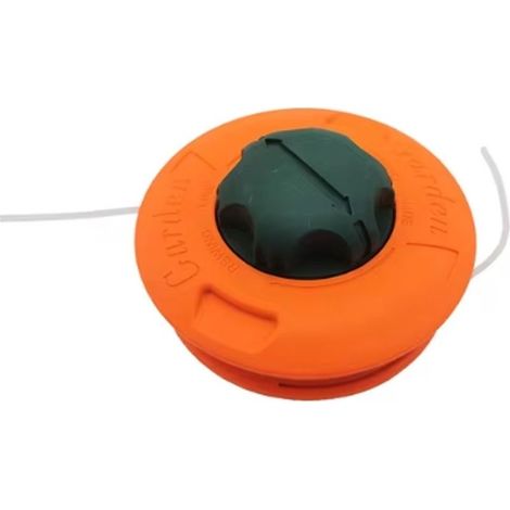 Schneidkopf aus orangefarbenem Kunststoff, automatisches Fadenvorschubsystem ohne Demontage, universell für Freischneider (1/5)