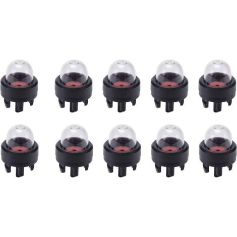 10 Pièces Ampoule Amorçage D'essence, Ampoule de Carburant Pompe, Bulle D'huile de Carburateur, pour Stihl/Weed Eater/McCulloch/Ryobi Echo (1/4)
