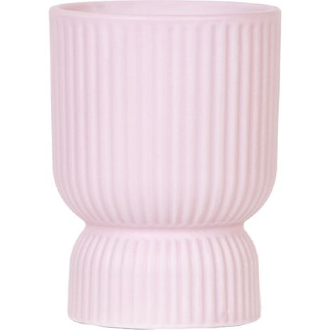 Cache-pot décoratif pour plantes d'intérieur, design moderne et élégant, rose, Ø 12 cm - PANGIVO (1/5)