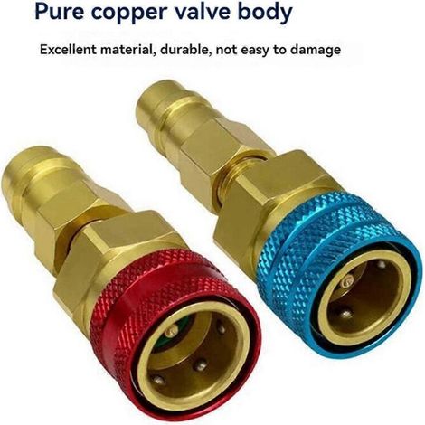 R1234YF-Adapter, Schnellverbinder R134a auf R1234yf, R1234YF-Schnellverbinder (1/4)