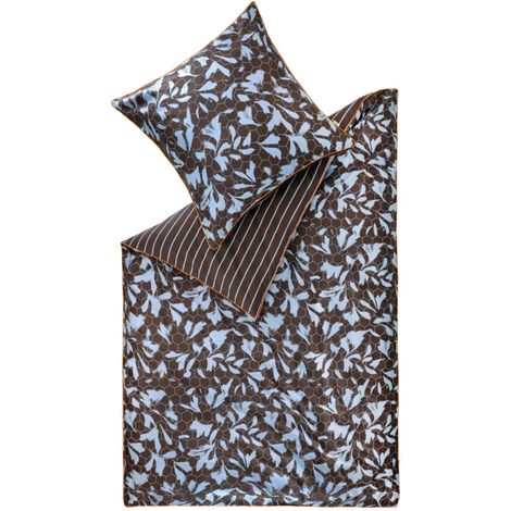 ESPRIT Satin Bettwäsche NOEL - 2er Set 155x220 cm, Blau