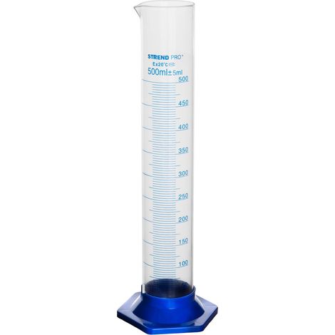Zylinder Strend Pro, 500 ml, Messzylinder, Glas