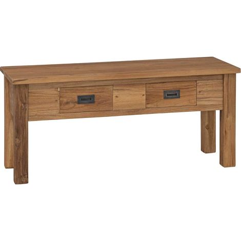 Flurbank Teak Massiv 90 x 30 x 40 cm