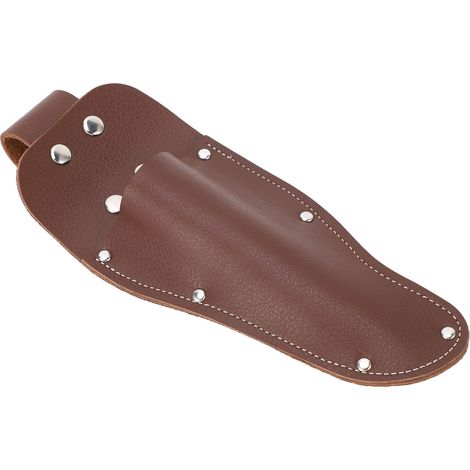 Étui porte-pince, sécateur, étui en cuir de vachette, pochette de ceinture suspendue pour outils de jardinage, sécateurs, ciseaux, couteaux, café (1/5)