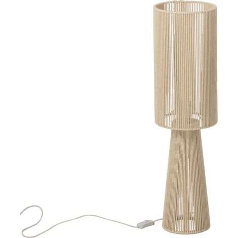 Lampe de table en corde grège - grège (1/3)
