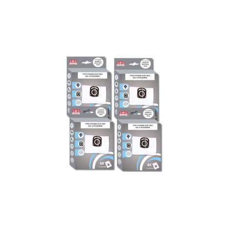 Spirateur per sacca per polvere + 1 micro-filtro Forza di silenzio Rowenta compatibile, Moulinex Rowenta ZR003901 equivalente Per aspirapolvere tirocinanti
(