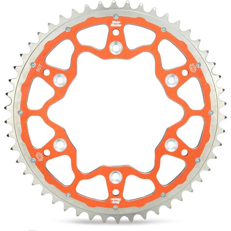 Couronne arrière Moto-master Dual Ring KTM/Husqvarna orange 50 dents