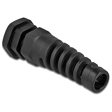 DELOCK PRESSE-ÉTOUPE PG9 AVEC SERRE-CÂBLE - NOIR 60341