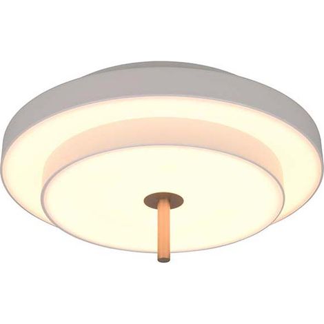 LED Deckenleuchte Deckenlampe Wohnzimmerlampe warm grey Switch Dimmer H 20 cm (1/5)