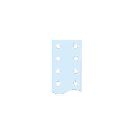 Barre plate Linergy 600 A 50x5 mm pour armoire, installation horizontale ou verticale