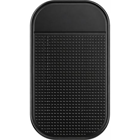 NEMAXX® Antirutsch-Pad Black Gecko 1 Stück - Antirutschmatte Auto Armaturenbrett, Nano Haftpad selbsthaftend ohne Kleber für Handy, Smartphone, Navi, Schlüssel - abwaschbar, schwarz