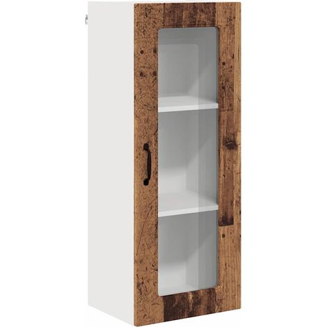 Meuble mural de cuisine,Armoire de cuisine avec porte Bois Ancien 40 x 31 x 100 cm CFW31463 (1/5)