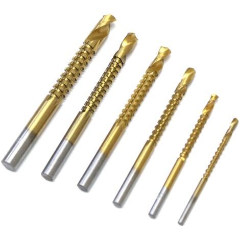 6pcs haute vitesse scie à métaux perceuse bois trou ouvert perceuse électrique set (1/5)
