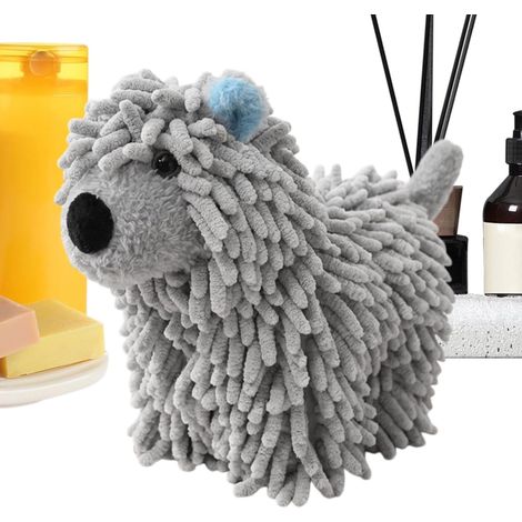Serviette À Main en Chenille Chiffons De Lavage Décoratifs Doux Et Serviettes chenille animaux Pour Détails Automobiles Maison Cuisine Salle Bain Extérieur Auto (1/5)