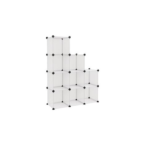 Cubes de rangement 9 pcs Transparent PP (1/5)