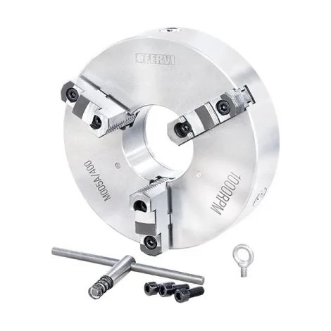 Fervi M005A/400 Mandrino di precisione autocentrante a 3 griffe reversibili (1/3)
