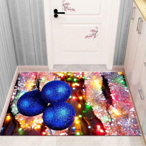 Chaussette De Noël - Tricotée En Acrylique - Motif Monogramme Brodé - Boucle De Suspension - Taille Mini - Pour Décoration Et Cadeaux - Lot De 1 (1/5)