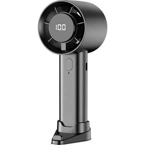 Mini Ventilador Turbo USB Recarregável Alta Potência para Escritório e Viagens (1/5)