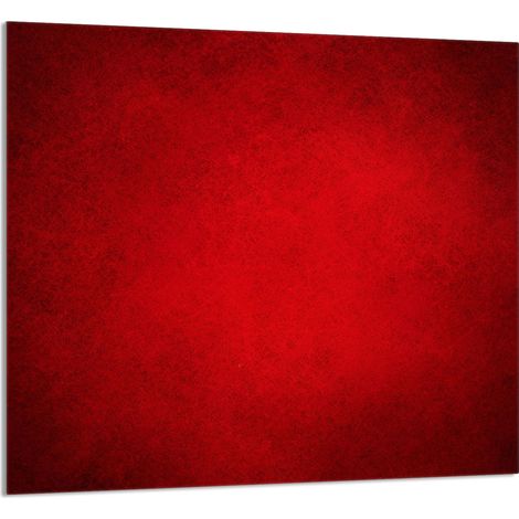 GLASPLATTE FÜR KÜCHE 65x60 Rot