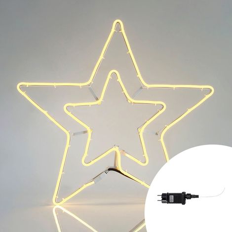 Stella luminosa Led 52cm Neon Flex Bianco Caldo Wisdom (1/3)