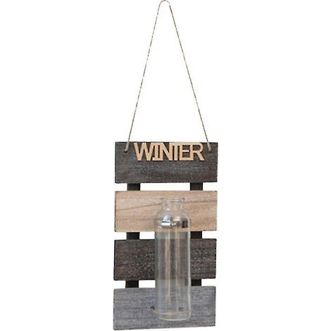 1 vase en verre à suspendre au mur (1/3)