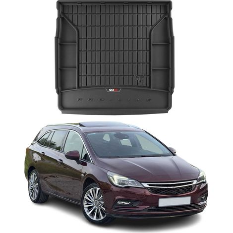 OMAC Gummi Kofferraumwanne für Opel Astra K Sports Tourer 2015-2021 TPE Schwarz (1/5)