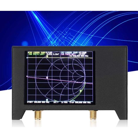 NanoVNA V2 tinyVNA SAA2 50 kHz-3 GHz Vektornetzwerkanalysator mit Metallgehäuse und 2,8-Zoll-Bildschirm
