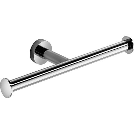 Lineabeta - Portarotolo doppio Baketo in ottone cromato