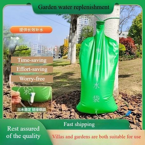 Sacs d'arrosage réglables (40 L) pour arbres, irrigation goutte à goutte automatique, sacs d'arrosage économes en eau pour l'irrigation de jardin (1/5)