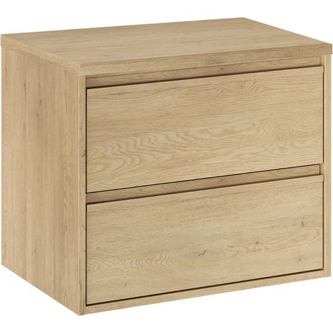 Mueble bajo lavabo de 60 cm con encimera Edmé Bois (1/4)