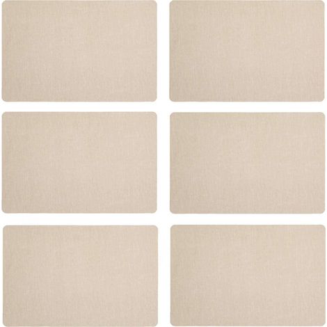 Lot de 6 sets de table rectangulaires AXEL