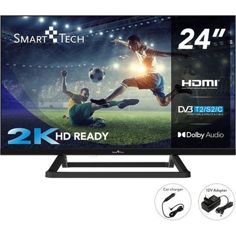Smart Tech 24HN01V3CA TV 61 cm (24pollici) HD Nero 200 cd/m²