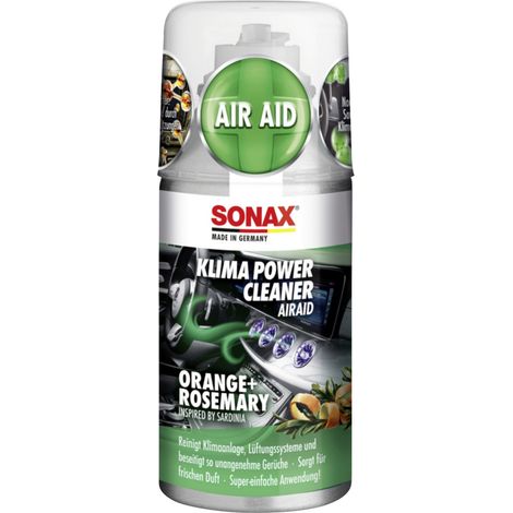 Sonax 323001:SONAX  KlimaPowerCleaner AirAid Orange+Rosemary  0.1 l
