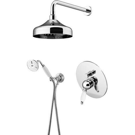 Composizione completa per doccia in colore cromo Gattoni Orta KT100/27C0.OL Cromo (1/5)