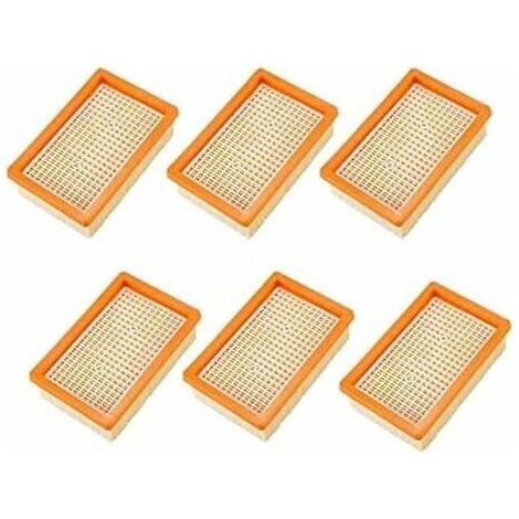 Lot de 6 Filtres pour Aspirateur Karcher MV4 MV5 MV6 WD4 WD5 WD6, PièCes de Rechange Filtre HéPatique-- (1/5)