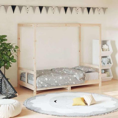 vidaXL Cadre de lit pour enfant 80x160 cm bois de pin massif (1/5)