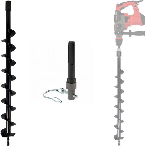 Mèche de tarière Ø 80 mm avec adaptateur pour perceuse et perforateur SDS-max (1/5)