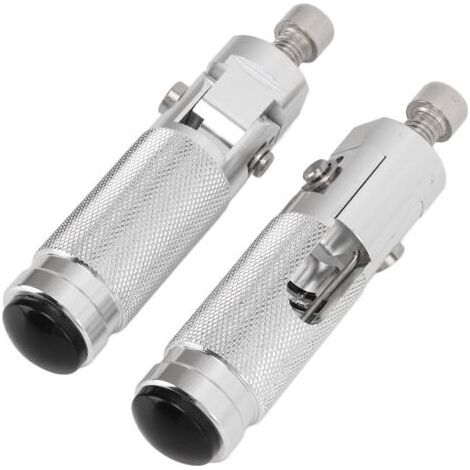 Repose-pieds universel pliable en alliage d'aluminium pour moto, pédale de remplacement, argent (1/5)