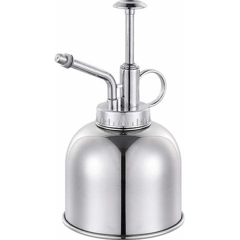 Vaporisateur Plante,Brumisateur D'eau Premium Classique Intérieur Vintage, Pulvérisateur De Plantes Décoratives Avec Pompe, Citrouille Pour Plantes Aériennes, Orchidées Et Plus - Laiton Poli ( (1/5)