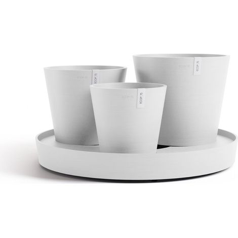 Ecopots Dubai er Blumentopf - L 56,5 cm x H 30,7 cm - Innen- und Außenbereich