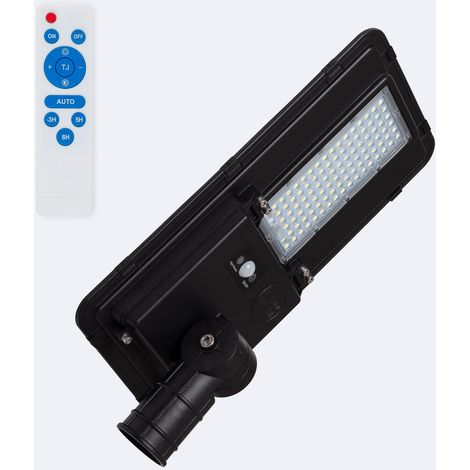 Lampadaire LED Solaire 6400 lm 160 lm/W Sinaí avec MPPT et Détecteur de Mouvement  6000K Blanc froid