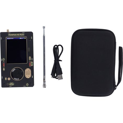 Récepteur radio SDR portable 3,2 pouces écran tactile haute sensibilité 1MHz-6GHz, émetteur-récepteur avec haut-parleur intégré (1/5)