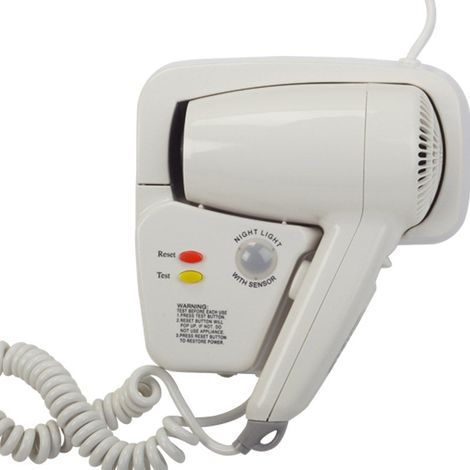 Asciugacapelli Phon a Pistola da Cassetto 1200W Vama Viento Sicuro Bianco (1/3)